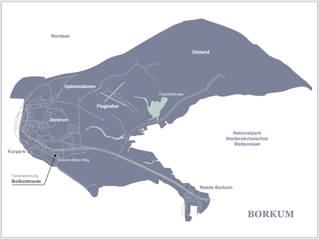 Borkum-Karte